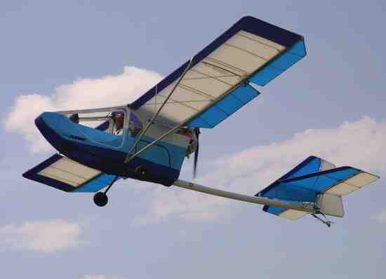 CGS Hawk single place legal part 103 ultralight aircraft in the United States.