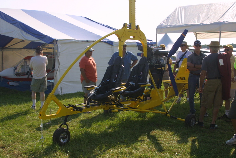 HoneyBee G2 single and two place gyrocopters by Aeroworks International.