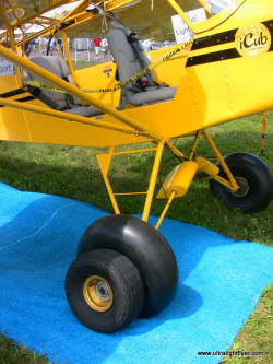 The Bush iCub which is the "off road version" comes standard with 26 inch wheels, and heavy reinforced landing gear.