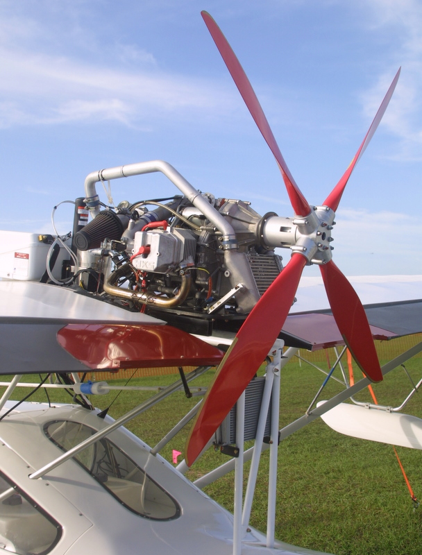 Corsario light sport aircraft mounted with HKS T 80 HP turbo equipped aircraft engine - 1
